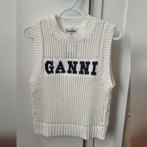 Ganni Logo Rope Vest